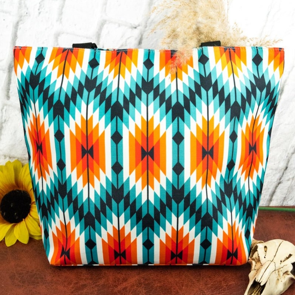 L.I.B NY Fire Wave Tote Bag